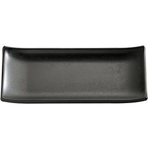 APS 83744 ZEN melamine dienblad/sushi plank, 22,5 x 9,5 x 3 cm zwart