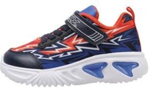 Geox - J Assister Boy B - Sneakers - Marineblauw Oranje