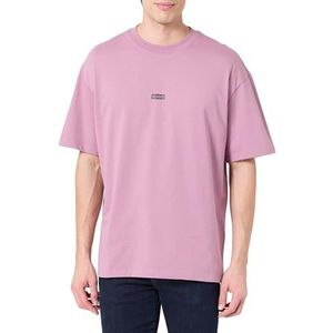 Hugo - Nalono Shirt - Donker Roze - T-shirt