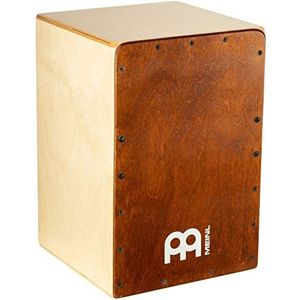 Meinl Percussie Snarecraft Cajon Instrument – Box Drum met Snare – voor kinderen en volwassenen – Amandelberk voorplaat (SC80AB)