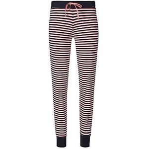 Skiny Dames Sleep & Dream Leggings Lange Pyjamabroek, Rose Black Stripe, 36