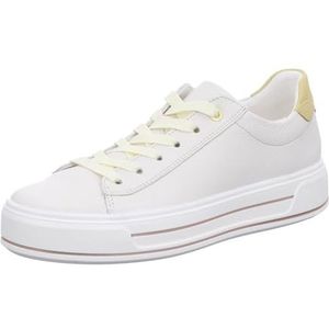 ARA Canberra Sneakers voor dames, crème, vanille, 40 EU breed, Cream Vanille, 40 EU Breed