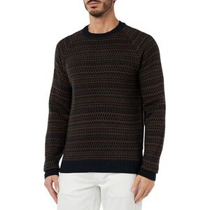 CASUAL FRIDAY Cfkristian Raglan Noorse gebreide trui voor heren, 194013/Dark Navy, XL