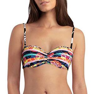 Cherry Beach Bikinibovenstuk met beugels, Crystal Beach bikini, zwart, 90 D dames