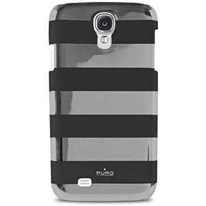 Puro Back Case - Streep - Samsung Galaxy S4 - zwart