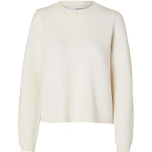 SELECTED FEMME SLFANA LS Knit O-hals NOOS, berk, S