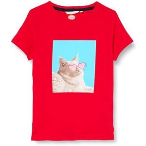 Mexx T-shirt voor meisjes en jongens, Rood, 98 cm