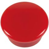 Westcott Zelfklevende magneten 10-pack, 15 mm, rond, rood, E-10802 00, klein