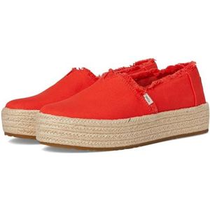 TOMS Valencia-platform voor dames, Vlam Canvas Fray, 42.5 EU