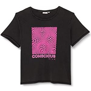 ONLY Carmakoma Women's Carmiko SS Boxy Tee JRS T-shirt, zwart, L-50/52, zwart, L Grote maten
