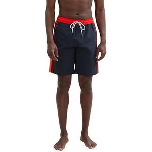 TOM TAILOR Zwemshorts voor heren, 10668 - Sky Captain Blue, L