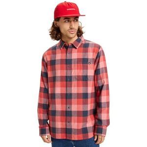 Quiksilver - Motherfly Plaid - Overhemd - Geborstelde Katoenen Flanel - Lange Mouwen
