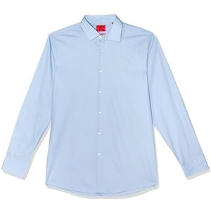 BOSS Herenjurk, button-down overhemd, Lichtblauw, 36/Regular