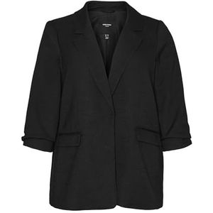 VERO MODA CURVE - Vmcfrida Ls Regular Blazer - Zwart - Plus Size