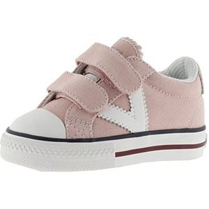 Victoria Tribu Unisex Canvas Low Tennis & Contrast Logo & Straps 1065163 for Kids SKIN 25