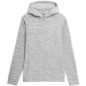 4F dames fleece, Cold Light Grey Melange, XS