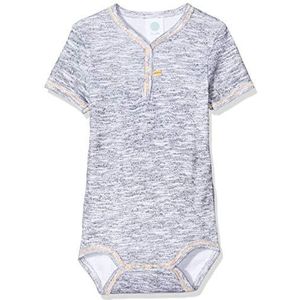 Sanetta Halflange rompertje baby jongens overall - blauw - 4 ans