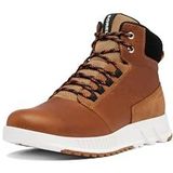 Sorel - Mac Hill Lite Mid Plus - Waterdichte Herenlaarzen - Zwart - Textiel en Leer