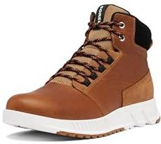 Sorel - Mac Hill Lite Mid Plus - Waterdichte Herenlaarzen - Zwart - Textiel en Leer