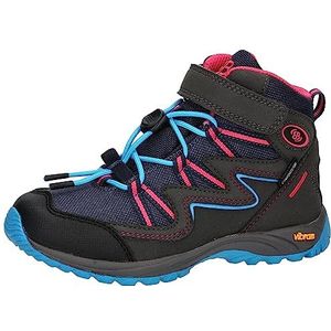 Brütting Atlanta High Vs trailloopschoen voor meisjes, grijs, turquoise, roze, 36 EU