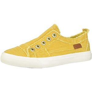 Blowfish Malibu Women's Play Slip On Sneaker, Yellow Mango Mojito