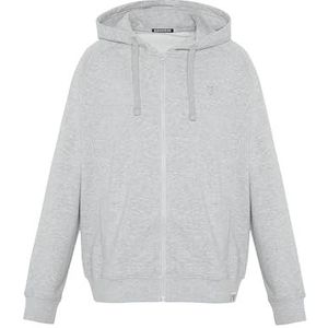 Chiemsee - Capuchonsweatvest - Neutral Gray Melange - Lange Mouwen