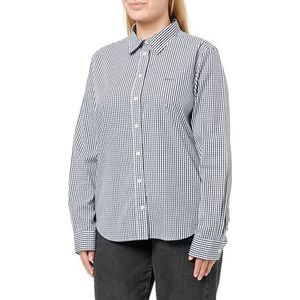 REG POPLIN Gingham Shirt, blauw, 42