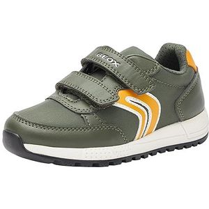 Geox Jongens J Alben Boy E Sneakers, Military Orange, 31 EU