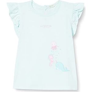 United Colors of Benetton T-shirt voor kinderen., lichtblauw 10A, 62 cm