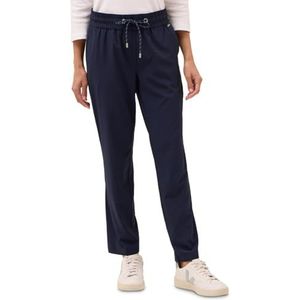 Cecil - Style Tracey Light - Stoffen Broek - Urban Dark Blue - Met Elastische Band en Rijgkoord