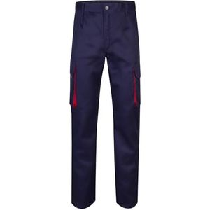 103004 broekzakken. 44 EU Azul Marino Y Rojo