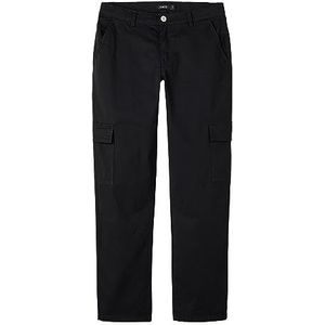 NAME IT Unisex Nlntalse TWI Straight Cargo Pant Noos broek, zwart, 170 cm