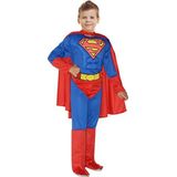 Superman costume disguise boy official DC Comics (Size 10-12 years) with padded muscles