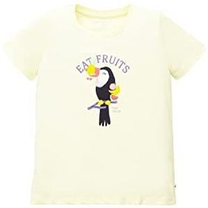 TOM TAILOR T-shirt voor meisjes en kinderen met print, 31661 - Smart Yellow, 92 cm