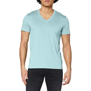 Stedman Apparel Heren James V-hals/ST9210 Premium Regular Fit Klassiek T-shirt met korte mouwen, Frosted Blauw, M