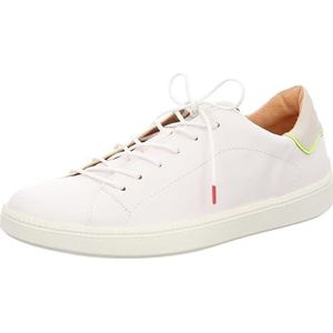 Think Turna sneakers voor heren, chroomvrij, gelooid, duurzaam uitneembaar voetbed, Bianco/Combi 1020, 43,5 EU, bianco combi 1020, 43.5 EU