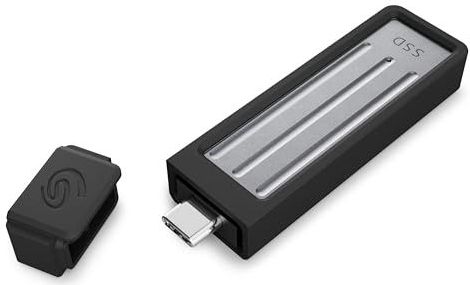 Seagate STMX2000400 externe solide-state drive Thunderbolt technologie 2 TB USB Type-C 3.2 Gen 2 (3.1 Gen 2) Grijs