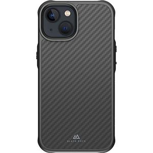 Black Rock - Case Carbon Case Robuust Case Real Carbon geschikt voor Apple iPhone 14 I Carbon telefoonhoes, Fiber Cover (Carbon Black)