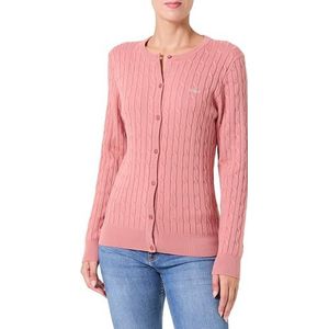GANT - Gebreid Vest - Oudroze