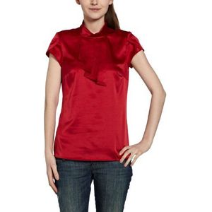 ESPRIT Collection Damesblouse Z23140, rood (Rodeo Red 605), 38