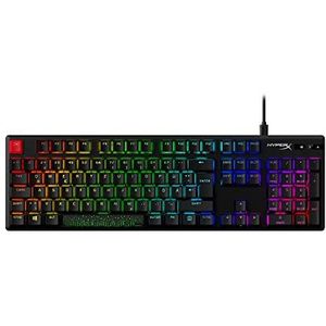 HyperX Alloy Origins PBT HX Red Gaming Keyboard toetsenbord Gamen USB Nee Zwart