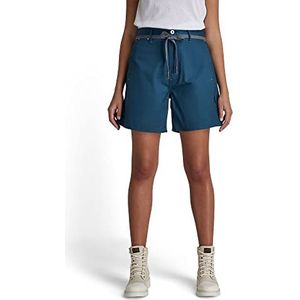 G-STAR RAW Lynton Shorts voor dames, Blauw (Nitro A504-1861), 33W Regular