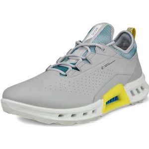Ecco - Biom C4 - Golfschoen - Grijs/Geel - GORE-TEX SURROUND® - Ademend Comfort