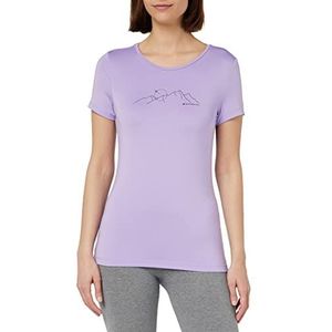 4F Dames T-shirt TSD016 T-shirt, lichtpaars, S voor dames, Licht paars, S