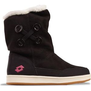 Lotto GRAMADA FUR K Unisex Kids halflange laarzen, zwart/roze, 25 EU, zwart/roze., 25 EU