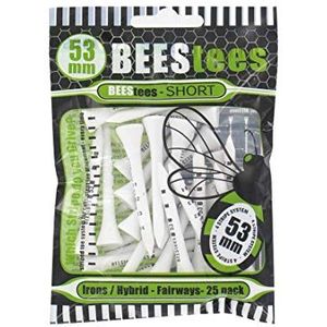 The Bees Tees Unisex Golf Tees, Wit, 53mm