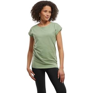 Build Your Brand Dames Extended Shoulder Tee, Magicsalvia, L