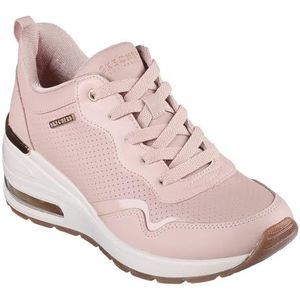 Skechers Hotter Million AIR HEISSER Luft voor dames, bruin leer en lederen bekleding, 37 EU