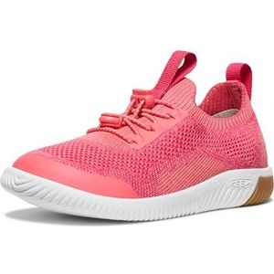 KEEN Unisex Knx Knit Lace Sneakers voor kinderen, Dubarry Star Wit, 27/28 EU