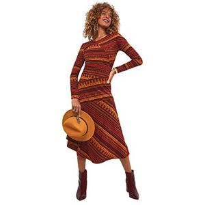 Joe Browns Dames herfst asymmetrische strepen jurk casual, multi, 6, multi, 32